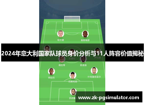 2024年意大利国家队球员身价分析与11人阵容价值揭秘