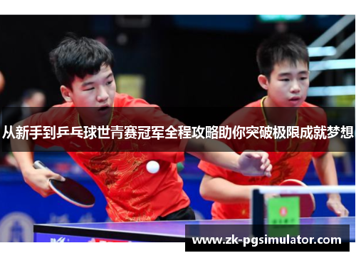 从新手到乒乓球世青赛冠军全程攻略助你突破极限成就梦想