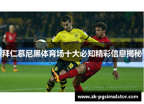 拜仁慕尼黑体育场十大必知精彩信息揭秘